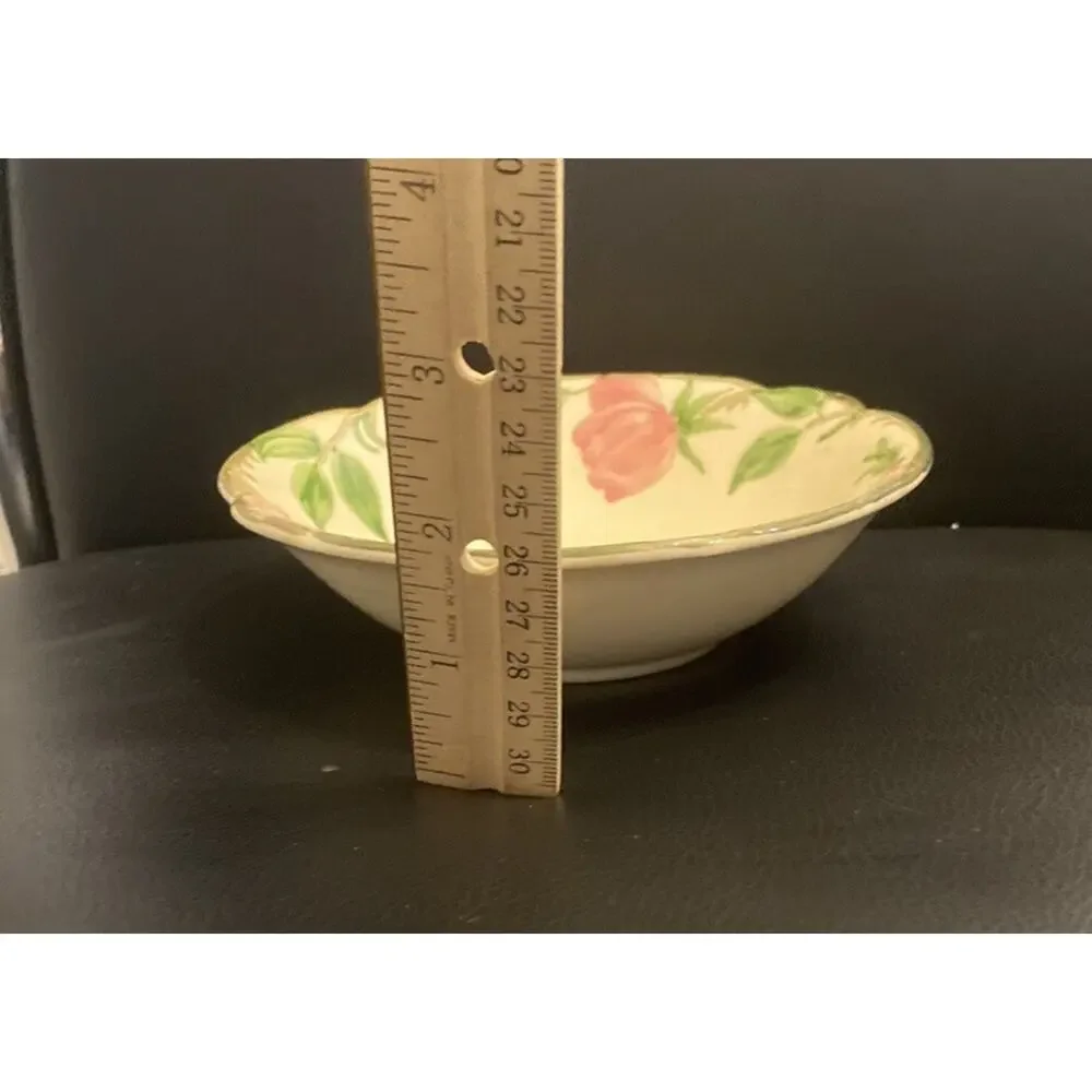 Franciscan Desert Rose Cereal Bowl Lot of 4 1947 Hand Decorated USA Backstamp